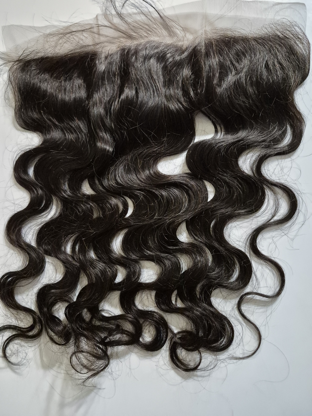 Natural Body Wave Lace Frontal - Black with baby hair